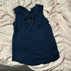 Dark navy tank